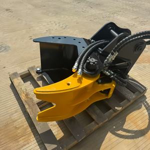 Equipo de cizalla de árbol de accionamiento totalmente hidráulico con piezas de maquinaria forestal de excavadora de cuchillas Hardox 500 - Product Image 3