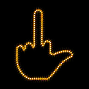 Accesorios para Automóviles, Luz de Dedo para Vehículos, Luz de Advertencia Multifuncional para Automóviles, Luz de Mano Anticollisión - Product Image 3