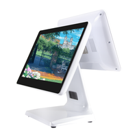 Sistem POS Android 15,6 inci + 13,3 inci dengan Aplikasi Gratis Android POS untuk Toko Ritel, Supermarket, dan Bar