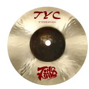 Tongxiang 100% cymbales splash 10 "B25 faites à la main pour tambour