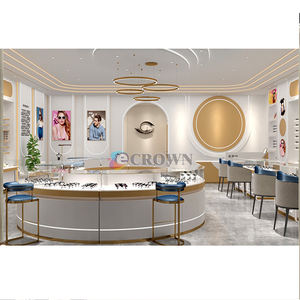 <strong>Pl</strong> Shop Spectacles Cabinet Design Sunglass Mini Mall Eyeglass showcase Counter Shop Design OEM - Product Image 2