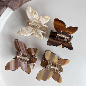 Pince à vinaigre papillon de couleur rétro Zi Teng, embellissement exquis de la <span class=keywords><strong>coiffure</strong></span>, logo imprimable respectueux de l'environnement - Product Image 6