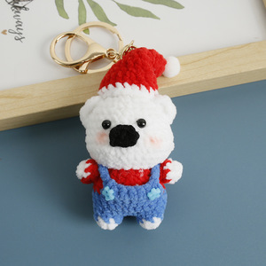 <span class=keywords><strong>Orso</strong></span> di Natale fatto a maglia ciondolo alla moda piccolo <span class=keywords><strong>orso</strong></span> ornamento per decorazioni per le vacanze nuovo arrivo all'ingrosso della fabbrica - Product Image 1