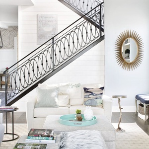 Espejo de pared con marco plateado Sunburst, espejo de arte de pared elegante para Hotel, restaurantes, oficina, pared, espejo decorado de Navidad a la venta - Product Image 6