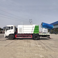 Camion de lutte contre la poussière Dongfeng Small 5000L, portée de pulvérisation 30m, camion-citerne minier, véhicule de contrôle de la poussière à vendre