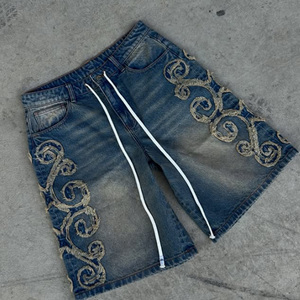 Pantalones Cortos Deportivos de Felpa de Alta Calidad, Multicolores, Personalizados, de Cintura Alta, Gruesos, Cálidos, Holgados, de Pierna Recta, Estilo Deportivo, de Mohair - Product Image 6