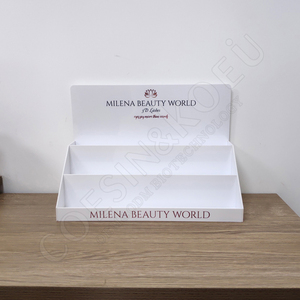 Custom make up acrylic box display eyelashes display stand