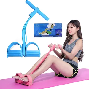 Wholesale Cheap Multifunctional Yoga Fitness Machine Sit-ups Four-tube Pedal Leg Tension Band