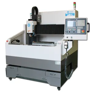 ND6090 mini industrial metal cnc for steel plate marking and 3d milling
