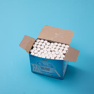 Commercio all'ingrosso senza polvere di calcio solfato <span class=keywords><strong>gesso</strong></span> 100 pezzi di <span class=keywords><strong>bianco</strong></span> e colorato per l'aula ufficio scrittura insegnante strumento di insegnamento - Product Image 5