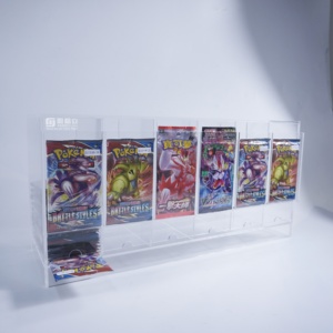 Yageli Custom Premium Clear Acryl 6 Slots Booster Pack Dispenser Alleen Voor Weergave - Product Image 4