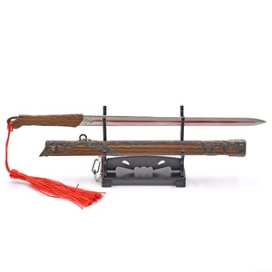 Llavero de espada de Anime <span class=keywords><strong>The</strong></span> Untamed, llavero de espada de Katana de aleación de Zinc y Metal, regalo lujoso para colección de Cosplay - Product Image 1