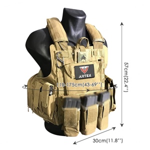 Gilet tactique en gros, résistant à l'usure, extérieur, Molle Chaleco Tactico, porte-plaque - Product Image 1