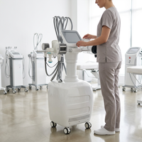 Appareil de massage corporel 7-en-1 IR+RF+Vide+Rouleau de massage pour amincissement et raffermissement de la peau, à usage domestique et commercial
