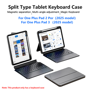 2025 Venta caliente OnePlus Pad 2 Por Funda para teclado de 13,2 pulgadas-Funda inteligente desmontable con teclado BT - Product Image 2