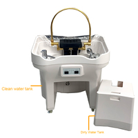 Chaise de lavage moderne pour hôtel, salon et spa, neuve, avec réservoir d'eau