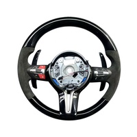 Volant en fibre de carbone véritable LED pour BMW Série M F87 F80 F10 F06 F12 F13 F15 F16 F20 F22 F30 F31 F32 F33 F36 E90 E92 E93