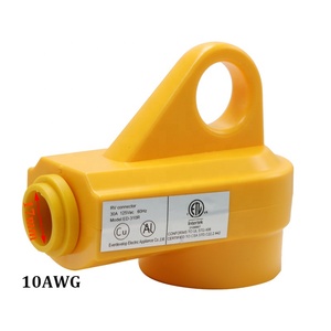NEMA TT-30R US 30 Amp Electric Angle <strong>Plug</strong> &amp; Receptacle with Handle RV Placement Outlet Trailer <strong>Plug</strong> <strong>Extension</strong> <strong>Socket</strong> Type - Product Image 2