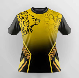 T-shirt de sport d'été unisexe en tricot 100 % coton à séchage rapide, coupe classique, pour le tennis de table - Product Image 3