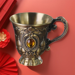 Service à vin de style européen pour la maison, verres à liqueur vintage pour mariage, carafe à vin créative russe - Product Image 4