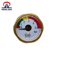 Manomètre de pression d'air miniature HENGZAN 1'' 5 bars pour compresseur 25mm 2026
