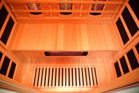 Sauna de Infrarrojos Lejanos para 3 Personas, Estilo Moderno, Bajo EMF, Seca, Envío de Fábrica, OEM/ODM, con Control por Wifi