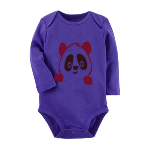 Tirupur-Pelele de algodón liso para bebé, Pelele de algodón teñido, color pantone, púrpura, blanco, oferta, fabricante indio, servicio OEM, 2019 - Product Image 1