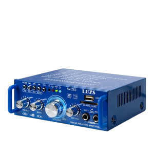 AV-263BT 2.0 Kênh 120W Hifi <span class=keywords><strong>Mini</strong></span> Bt Không Dây Nhà & Xe Khuếch Đại 110V/220V 12V MP3 Máy Nghe Nhạc <span class=keywords><strong>Receiver</strong></span> - Product Image 1