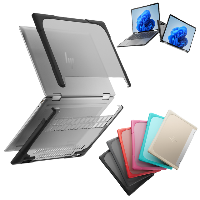 All-around protection case for laptop with heat dissipation function Suitable for HP ENVY X360 14 inch 2024