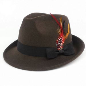 Men Blue Fedora <b>Hats</b>,fedora Cowboy <b>Hat</b> With Feather High Quality and Reasonable Price Character Evergrowing 100% Acrylic Printed - Product Image 5