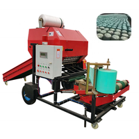 Presse à balles pour ensilage d'herbe diesel durable Machine à emballer pour ensilage de foin