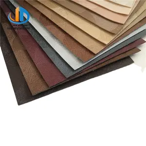 High Standard Soft hand feeling pu PVC Leather material for sofa furniture