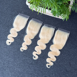 ผมแท้บราซิลแบบเวอร์จิ้น 6x6  พร้อมเชือกผูกผม HD Lace Closure สี 613 แบบลอน Body Wave ขนาด 18 นิ้ว รูปทรงธรรมชาติ ปรับแต่งรูปทรงลอนได้หลากหลายรูปแบบ - Product Image 3