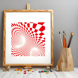 Set di 9 <span class=keywords><strong>Stencil</strong></span> 3D Ecologici in Plastica per Pittura Riutilizzabile, Modelli per Decorazione Murale - Product Image 4