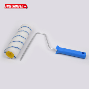 Cọ lăn sơn <span class=keywords><strong>acrylic</strong></span> sọc xanh cao cấp, bền, bán chạy, dùng cho công nghiệp và tự làm, dùng để sơn tường - Product Image 4