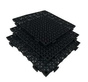 Tapis de <span class=keywords><strong>bain</strong></span> en PVC à drainage creux, antidérapant, séchage rapide, anti-moisissure, tapis de sol à emboîtement, facile à assembler, imperméable pour douche et salle de <span class=keywords><strong>bain</strong></span> - Product Image 3