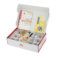 Ensemble de ventouses sous vide traditionnelles chinoises Jinkang avec 12 tasses ensemble de ventouses pour la thérapie quotidienne