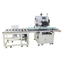 Imprimante d'étiquettes industrielle, applicateur d'étiquettes automatique avec fonction de rétraction de film pour sacs et scellage de boîtes en carton