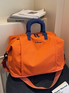 Large-capacity travel bag for cross-border trips, women's <b>carry</b>-<b>on</b> bag, business trip hand <b>luggage</b>, men's sports and fitness bag - Product Image 2
