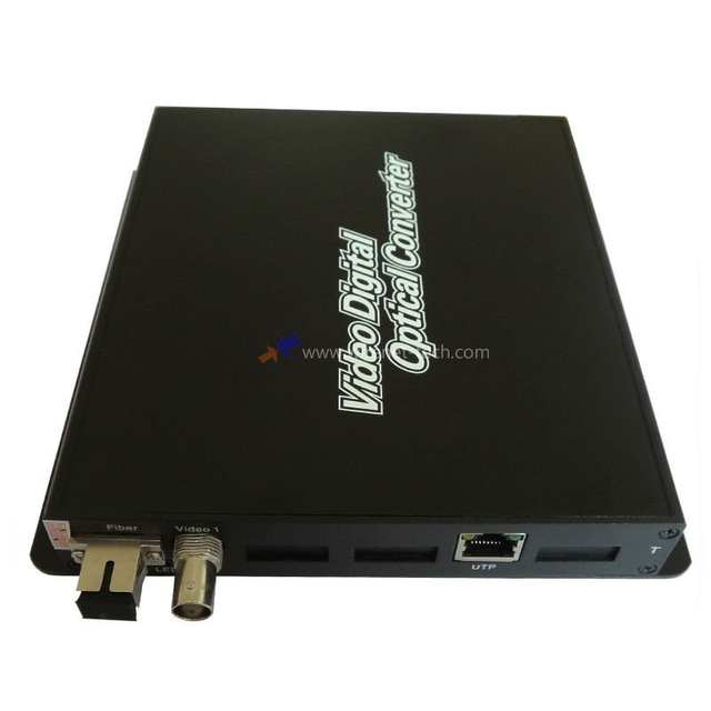 1 Channel Video Digital Optical Converter Fiber Optic Media Converter with BNC FC ST Connector for CCTV System