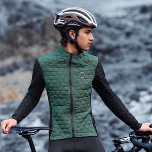Veste de cyclisme avec doublure en polaire pour l'automne et l'hiver, veste de cyclisme longue et chaude pour hommes pour le cyclisme sur route - Product Image 4