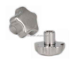 Kenop Bintang Baja Tahan Karat M8 M10 M12 M18 dengan Ulir Betina, Kenop Pengunci Lubang Tembus Bentuk Bintang, Kenop Pegangan Lubang Manhole - Product Image 3