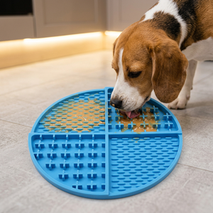 Custom Dog Lick <b>Mat</b> Silicone <b>Pet</b> Feeding Plate with Suction Cups for Training Slow <b>Food</b> Plate for <b>Pets</b> Slow <b>Food</b> Licking Plate - Product Image 6