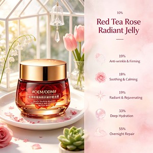 Masque de nuit réparateur hydratant et éclaircissant anti-rides pour la revitalisation des roses, effet film givré, pour une peau éclatante et hydratée - Product Image 1