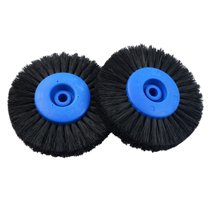 Rigida Dia 80mm attrezzature da laboratorio odontoiatriche per creazione di gioielli Buff strumenti rotanti in setole dure nere scrocco per lucidare le ruote - Product Image 3