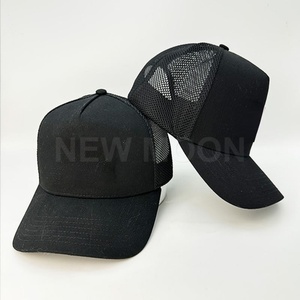 Casquette Trucker Personnalisée de Haute Qualité à 5 ou 6 Panneaux en Suède et Maille avec Broderie 3D pour Hommes, Fermeture à Boucle, Vente en Gros - Product Image 2