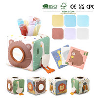 Boîte à mouchoirs pour bébé, jouets sensoriels pour nourrissons, jeux Montessori pour enfants, jouets éducatifs préscolaires pour l'apprentissage précoce des enfants et des tout-petits