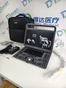 Ecógrafo de Diagnóstico Portátil en Blanco y Negro Sonoscape E1V para Equinos, Ovejas, Vacas y Mascotas con Batería Integrada, Ultrasonido Veterinario - Product Image 6