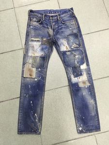 Lotfeel تصميم جديد أزياء خمر رجل جينز سروال جينز بالجملة المصنع مباشرة بيع بالجملة جينز لوس أنجلوس - Product Image 5