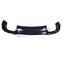 Accessoire de réglage dynamique, style sport, motif en fibre de carbone, pare-chocs, diffuseur arrière, kit carrosserie d'échappement, plastique, nouveau, Audi A3 S3